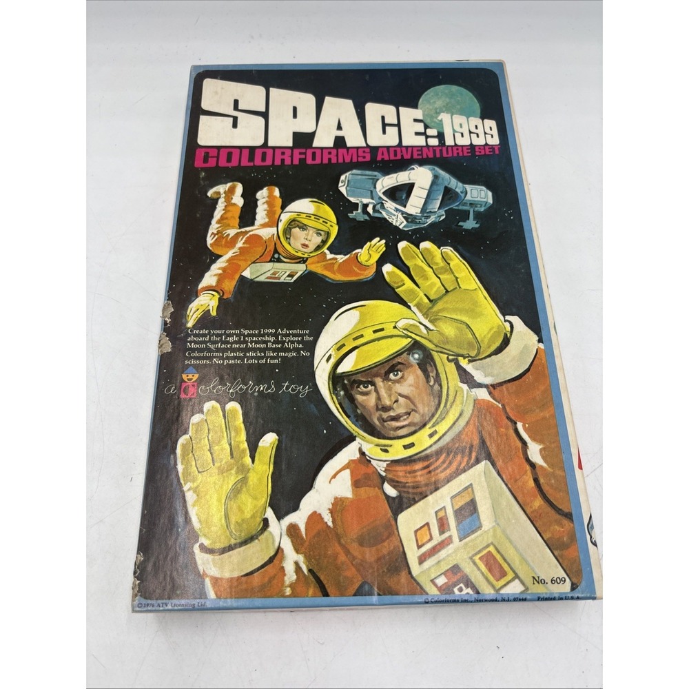 Space 1999 Colorforms Adventure Play Set No 609 Unused Complete Art 1976 NIB